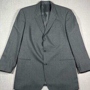 Hugo Boss Einstein/Sigma Charcoal Suit Men’s Size 48L Stretch Wool